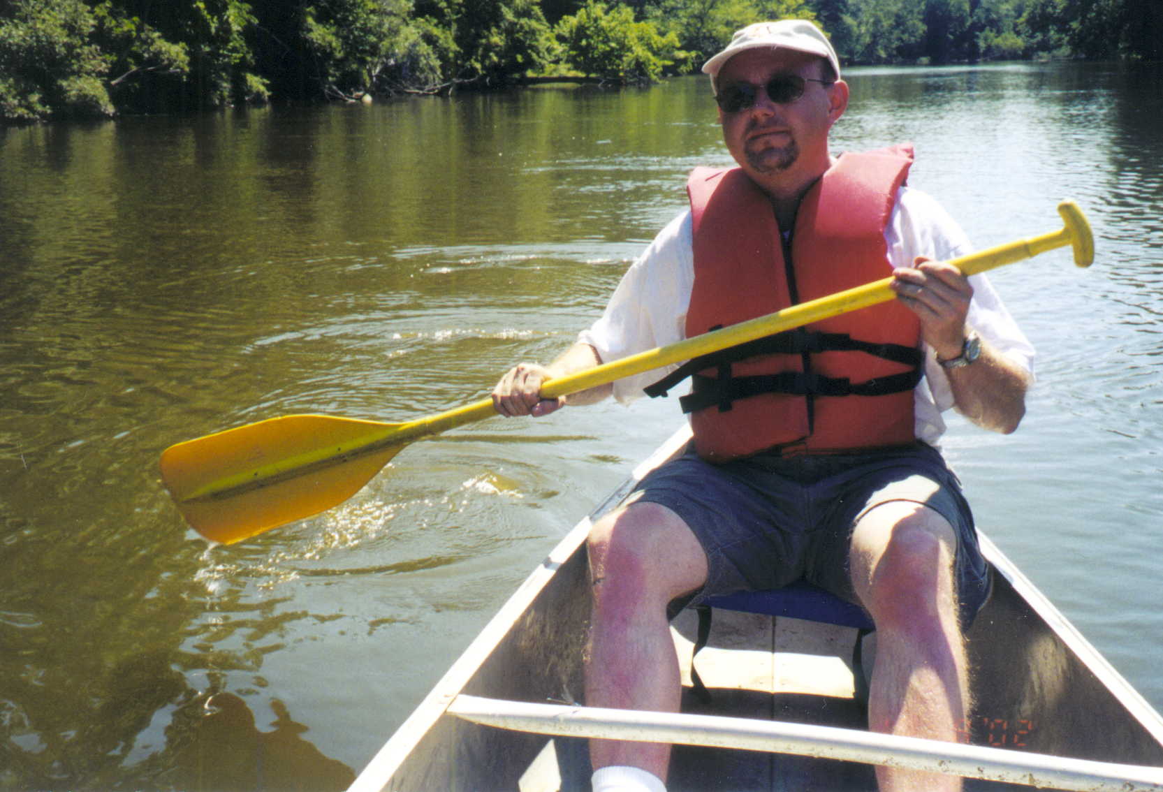 Me, rowing on the Kalamazoo River